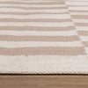 Randig Modern Matta - Dazzle Blocks Beige/Vit - thumbnail 6