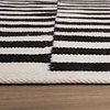 Randig Modern Matta - Dazzle Blocks Svart/Vit - thumbnail 6