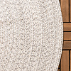 Rund Utomhusmatta I Jute - Bali Vit - thumbnail 5