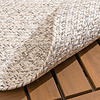 Rund Utomhusmatta I Jute - Bali Vit - thumbnail 7
