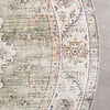 Rund Vintage Utomhusmatta - Santo Medaillon Grön - thumbnail 5