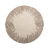 Rund Utomhusmatta - Tiga Edge Taupe - thumbnail 1