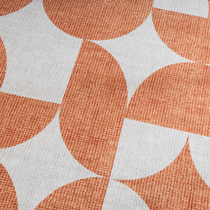 Abstrakt Utomhusmatta - Groovy Tiles Terrakotta - 3