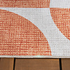 Abstrakt Utomhusmatta - Groovy Tiles Terrakotta - thumbnail 5