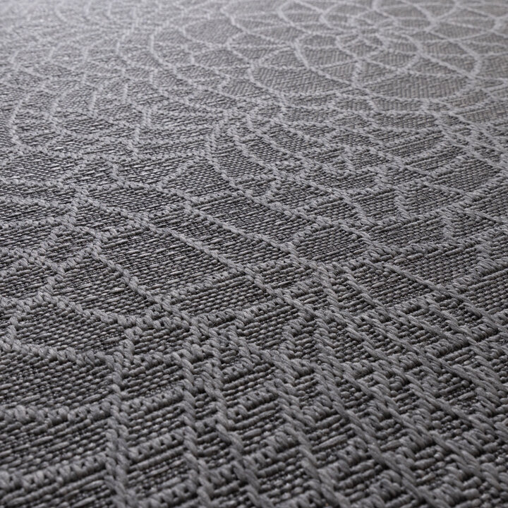 In- Och Utomhusmatta - Dunes Mandala Antracit - 3