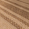 Utomhusmatta I Jute - Mavi Border Gräddvit/Brun - thumbnail 3