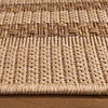 Utomhusmatta I Jute - Mavi Border Gräddvit/Brun - thumbnail 5