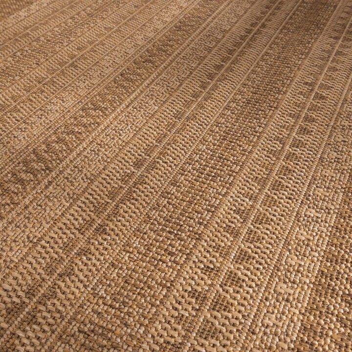 Utomhusmatta I Jute - Mavi Stripes Gräddvit/Brun - 3