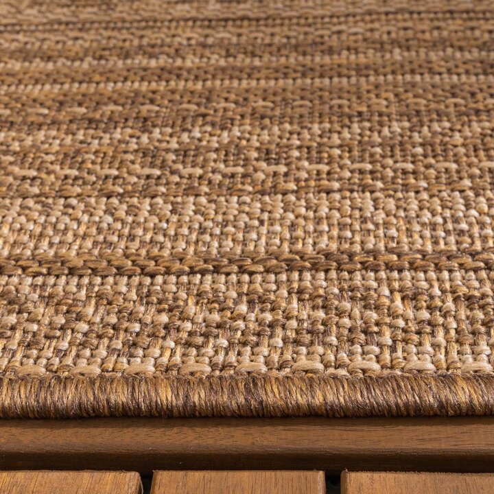 Utomhusmatta I Jute - Mavi Stripes Gräddvit/Brun - 4