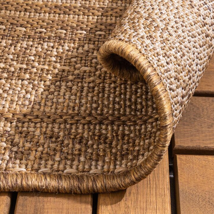 Utomhusmatta I Jute - Mavi Stripes Gräddvit/Brun - 6