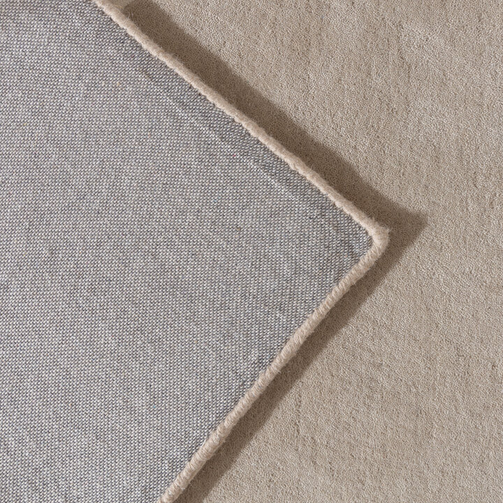 Abstrakt Matta I Ull - Clarice Gräddvit/Beige - 6