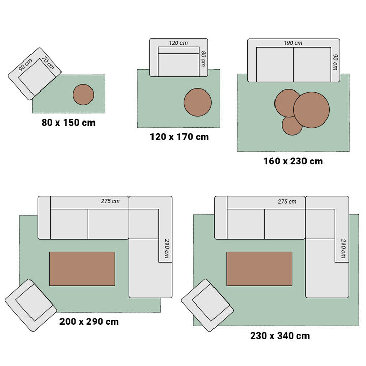 Inomhus- Och Utomhusmattamatta - Kairo Medaillon Ljusblå/Gräddvit - 8