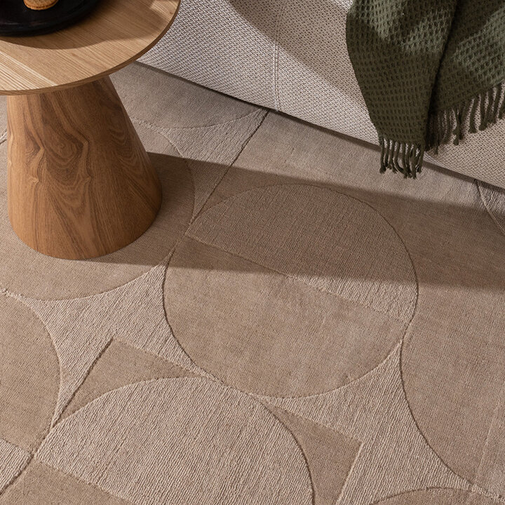 Ullmatta - Giselle Circles Beige - 2