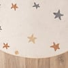Rund Tvättbar Barnmatta - Ravi Stars Flerfärgad - thumbnail 5