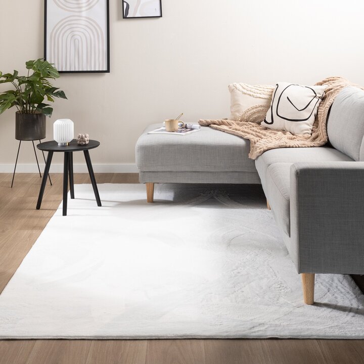 Mjuk Matta Med Låg Lugg - Cozy Vit