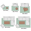 Lapptäckesmatta  - Spring Patchwork Gul/Taupe - thumbnail 6