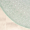 Rund Utomhusmatta - Summer Aztec Mintgrön - thumbnail 7