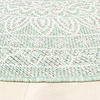 Rund Utomhusmatta - Summer Aztec Mintgrön - thumbnail 8