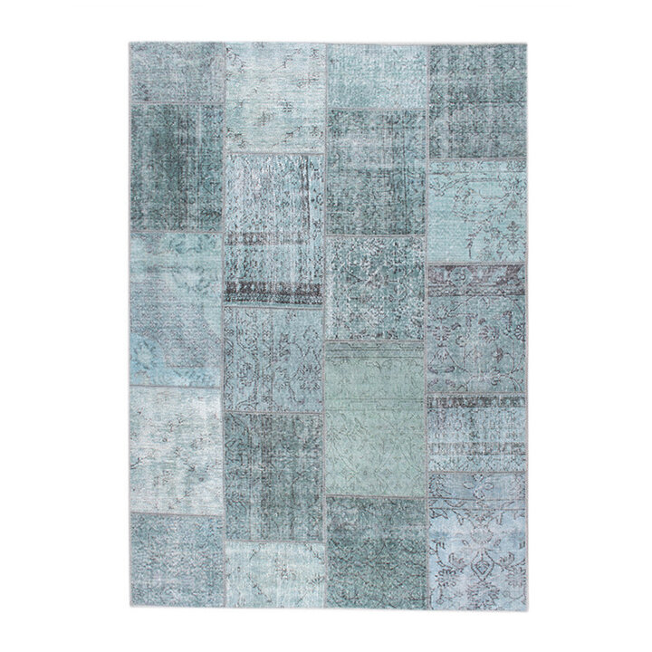 Lapptäckesmatta  - Estate Patchwork Blågrön - 1