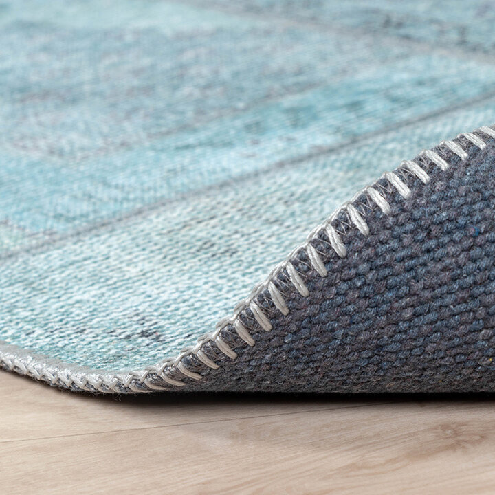 Lapptäckesmatta  - Estate Patchwork Blågrön - 8