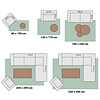 Lapptäckesmatta  - Estate Patchwork Blågrön - thumbnail 9