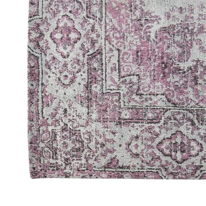 Matta I Vintagestil - Dreams Grå/Rosa - 6
