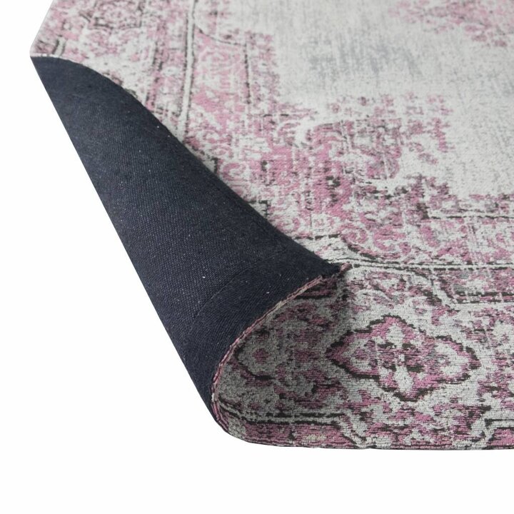 Matta I Vintagestil - Dreams Grå/Rosa - 7