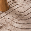 Rund Matta Med Hög Lugg  - Carvy Curves Taupe - thumbnail 3
