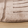 Rund Matta Med Hög Lugg  - Carvy Curves Taupe - thumbnail 5