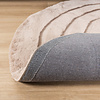 Rund Matta Med Hög Lugg  - Carvy Curves Taupe - thumbnail 6