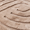 Rund Matta Med Hög Lugg  - Carvy Curves Taupe - thumbnail 7