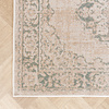 Vintage-Löpare - Spring Medaillon Gräddvit/Grön - thumbnail 4