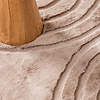 Rund Matta Med Hög Lugg  - Carvy Arches Taupe - thumbnail 3