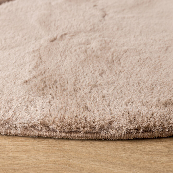 Rund Matta Med Hög Lugg  - Carvy Arches Taupe - 4
