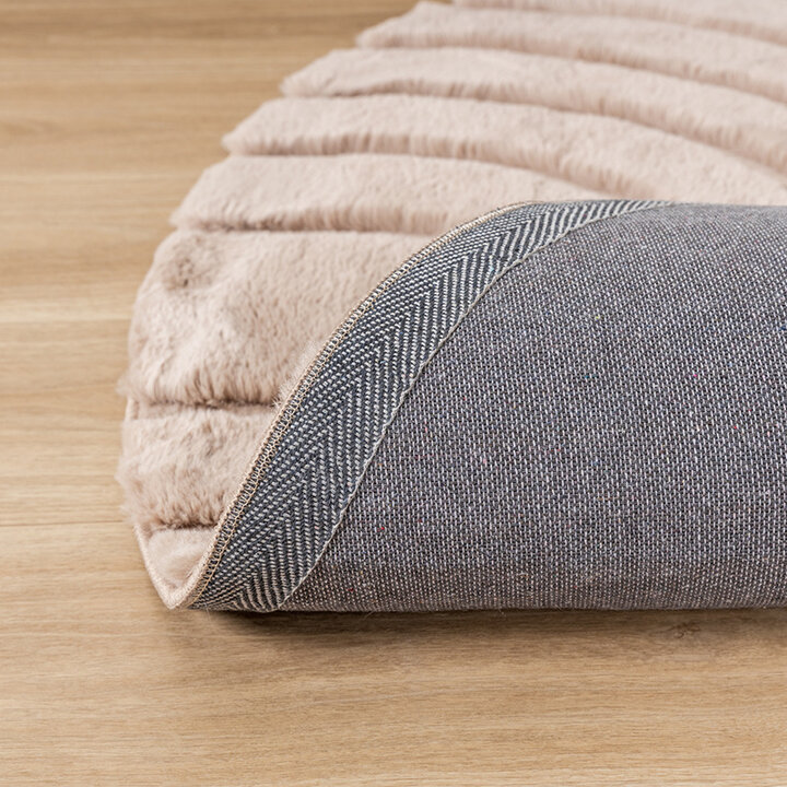 Rund Matta Med Hög Lugg  - Carvy Arches Taupe - 6