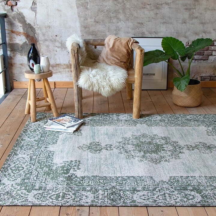 Matta I Vintagestil - Dreams Grön