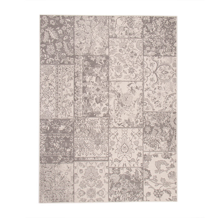Lapptäckesmatta  - Miracle Patchwork Grå/Brun - 1