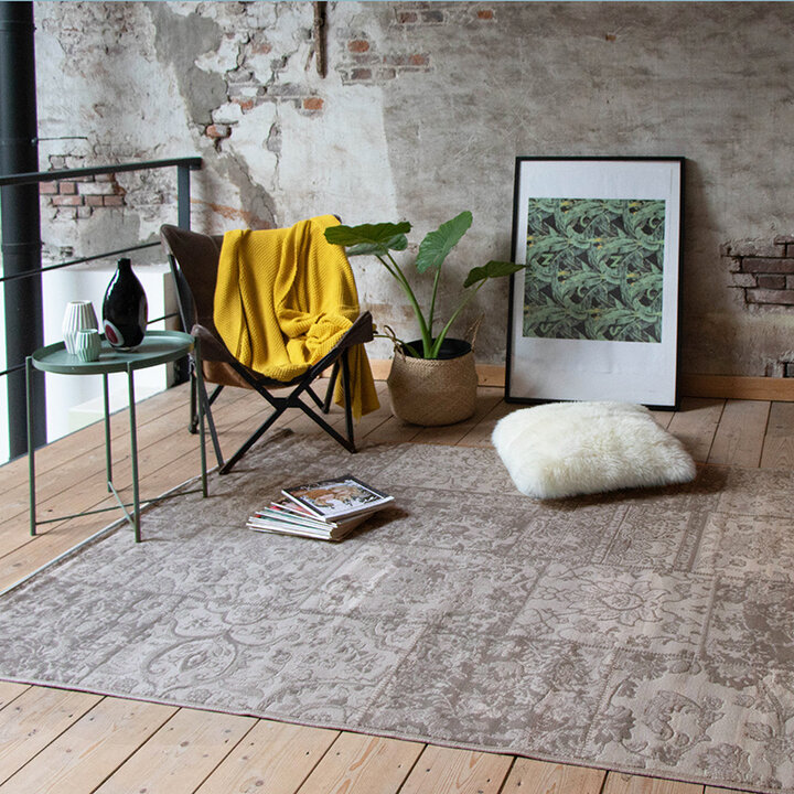 Lapptäckesmatta  - Miracle Patchwork Grå/Brun - 6