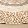 Rund Jute Matta - Mirai Border Vit/Blandning - thumbnail 4