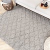 Flätad Ullmatta - Knit Grå - thumbnail
