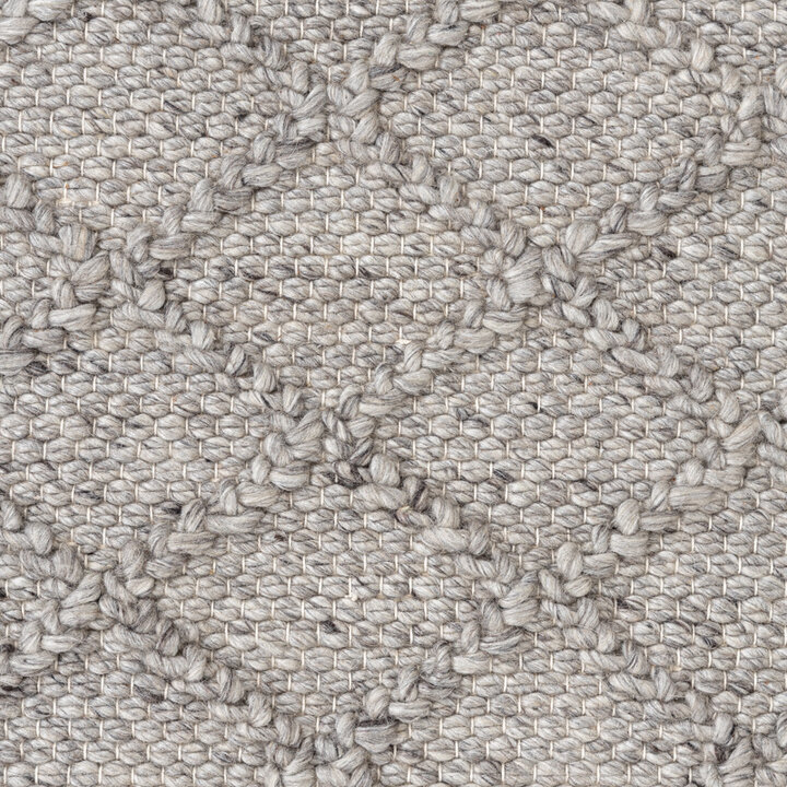 Flätad Ullmatta - Knit Grå - 3