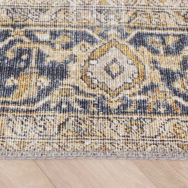 Matta I Vintagestil - Lugan Gul - 3