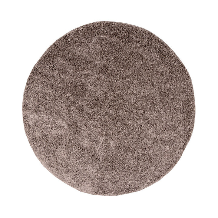 Rund Matta Med Hög Lugg  - Lofty Taupe - 1