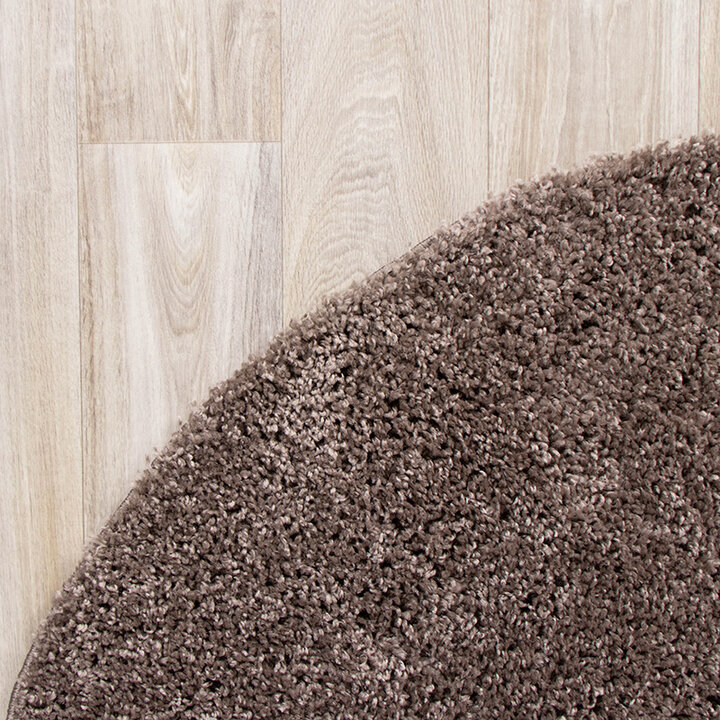 Rund Matta Med Hög Lugg  - Lofty Taupe - 6