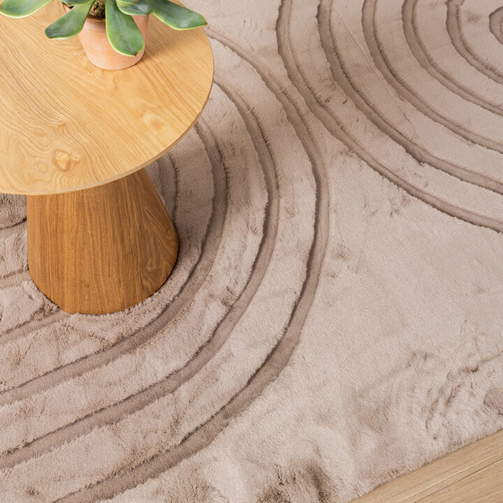 Mjuk Matta Med Hög Lugg - Carvy Arches Taupe - 4