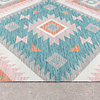 Bohemisk Utomhusmatta - Vedra Aztec Blå - thumbnail 5