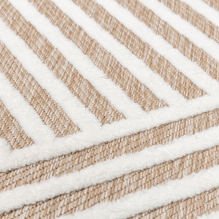 Modern Matta - Nori Lines Vit/Taupe - 6