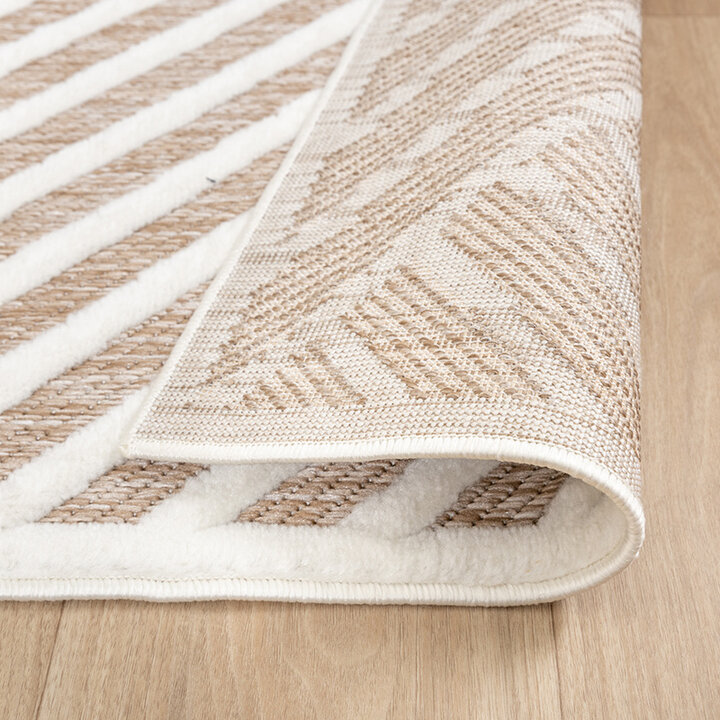 Modern Matta - Nori Lines Vit/Taupe - 7