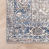 Matta I Vintagestil - Lugan Blå/Taupe - thumbnail 4