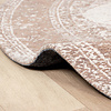 Rund Matta I Vintagestil - Admire Taupe - thumbnail 4